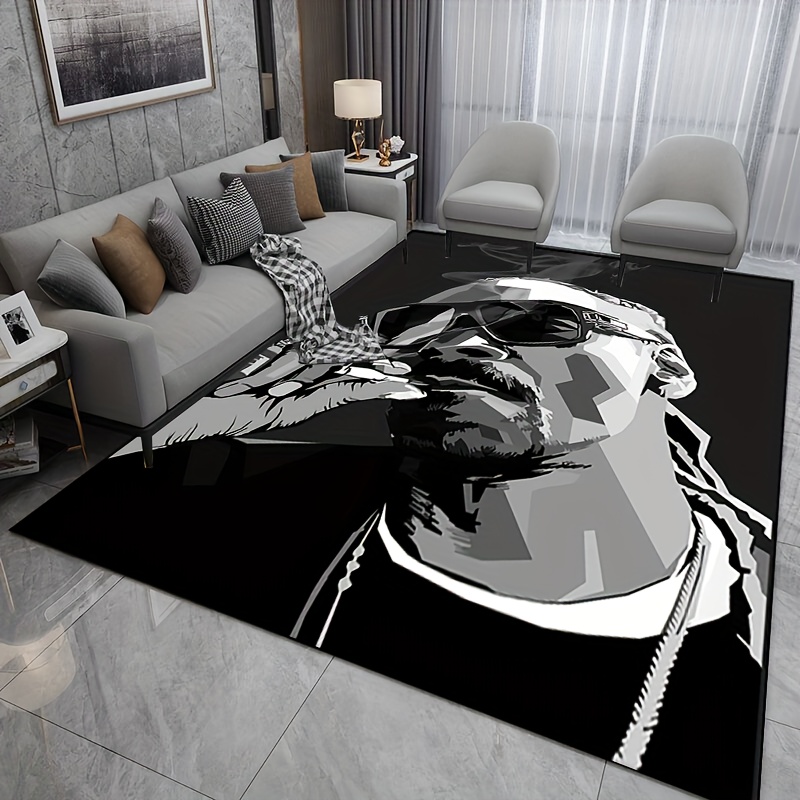 Home Textiles Designer - Stylish Polyester Mat1pc Washable Polyester Area