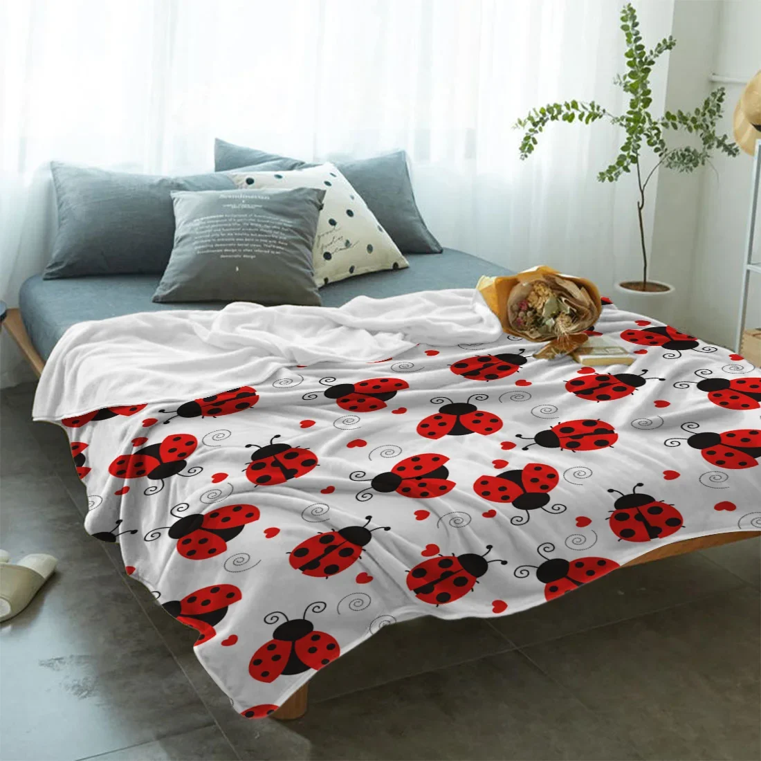 Fleece Throw Bed Blanket – Lig - Home Textiles Super Soft ulasan dan harga