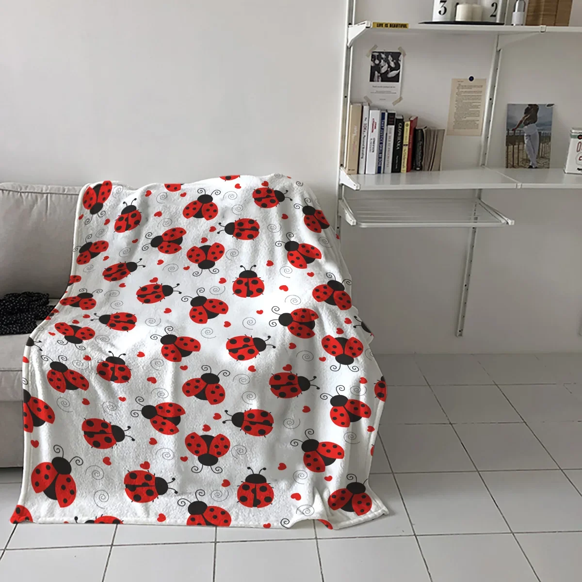Fleece Throw Bed Blanket – Lig - Home Textiles Super Soft ulasan dan harga