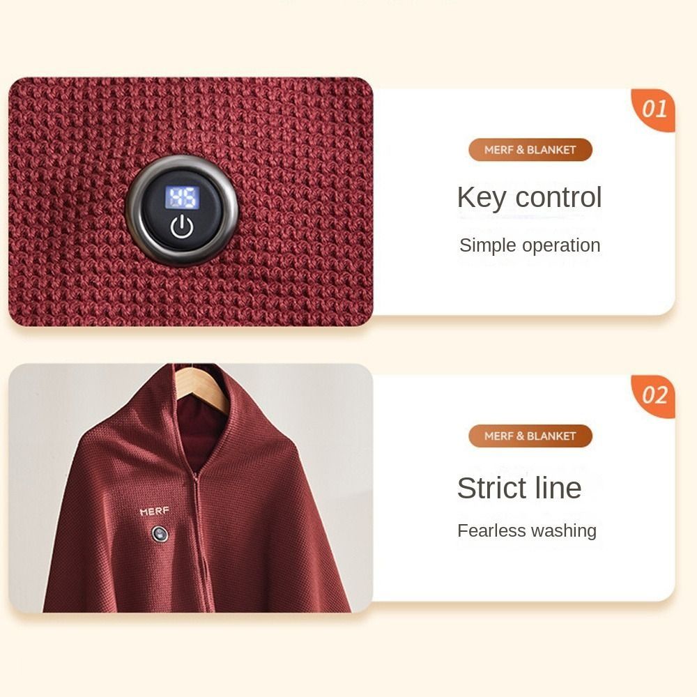Fashion Wearable USB Electric  - Electric Blanket Heated ulasan dan harga