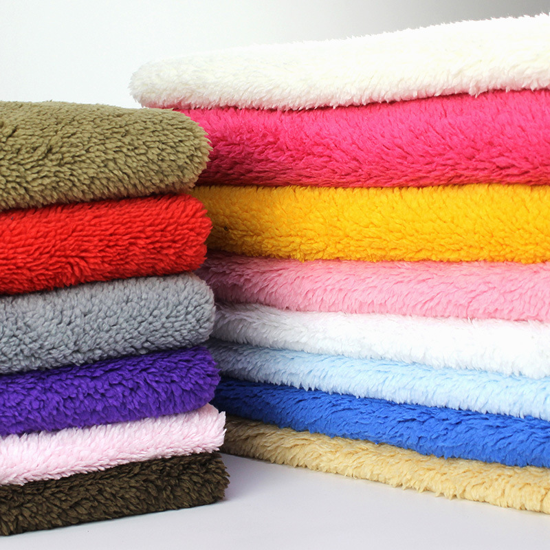 Lamb Velvet Fabric - Super Sof - Home Textiles Super Soft ulasan dan harga