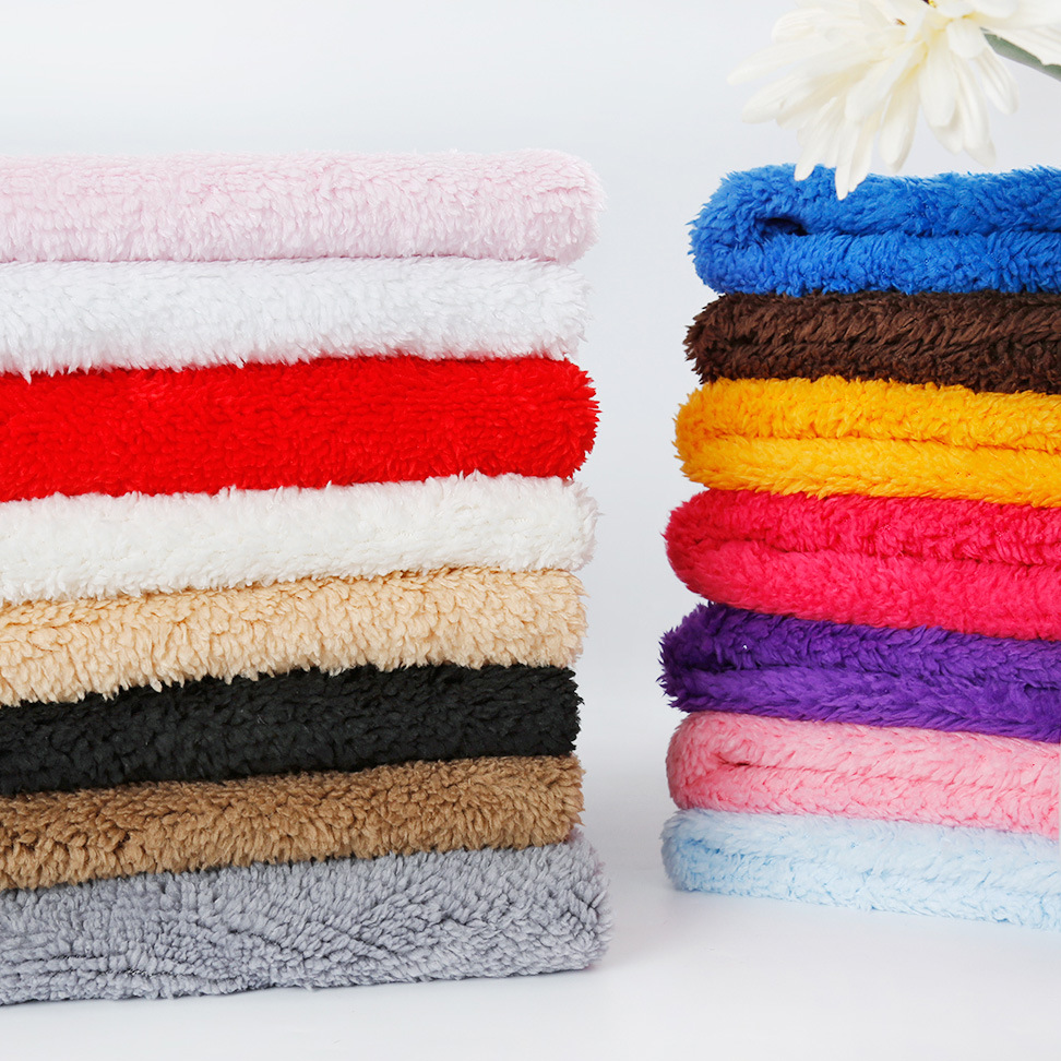 Lamb Velvet Fabric - Super Sof - Home Textiles Super Soft ulasan dan harga