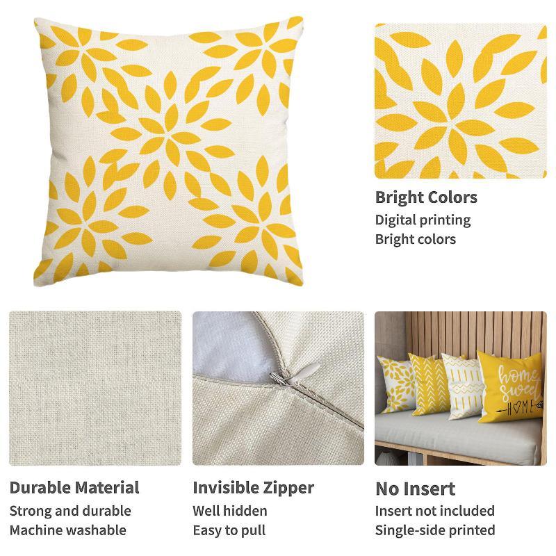 Geometric Pattern Pillow Case  - Home Of Textiles ulasan dan harga
