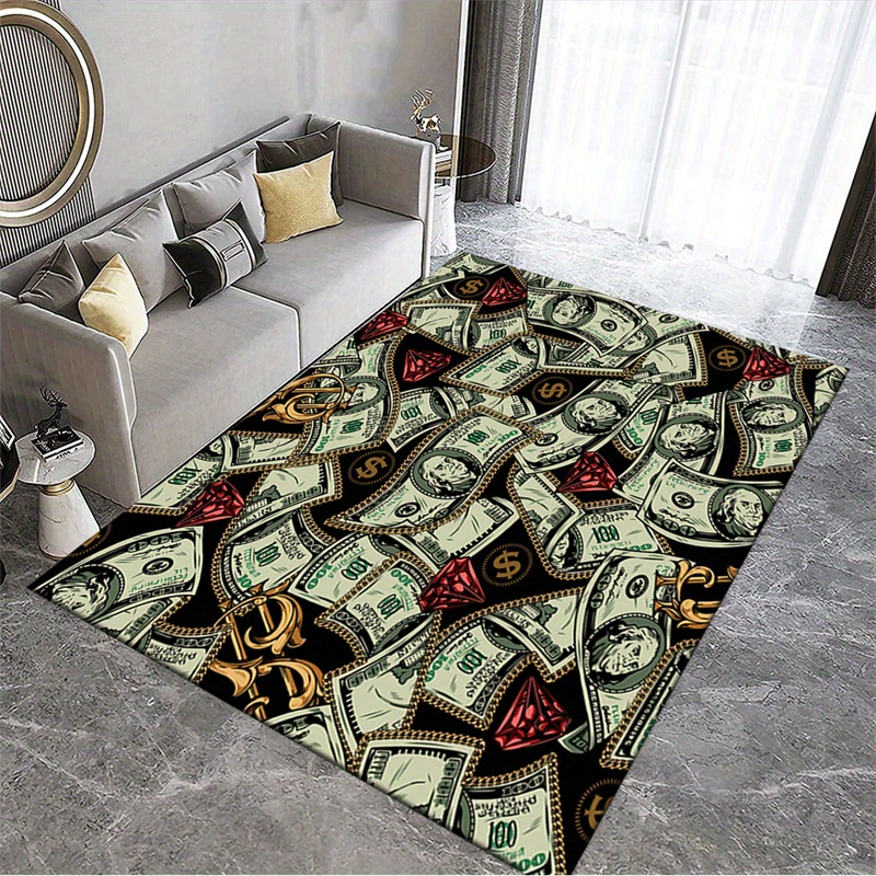 Luxurious Dollar Bill Design A - Home Textiles Luxury ulasan dan harga