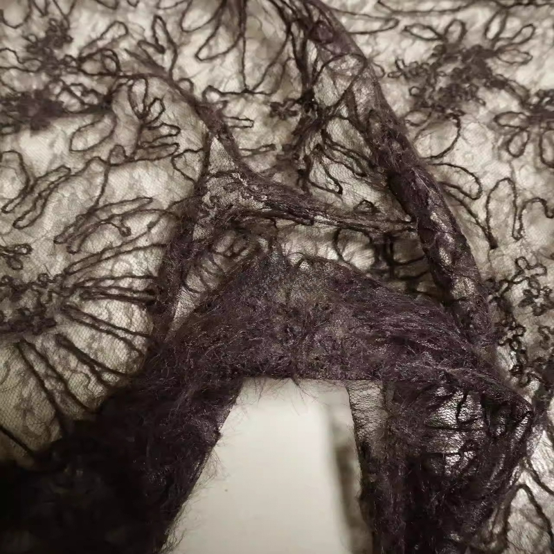 Brown Feather Rope Embroidery  - Home Textiles Designer ulasan dan harga