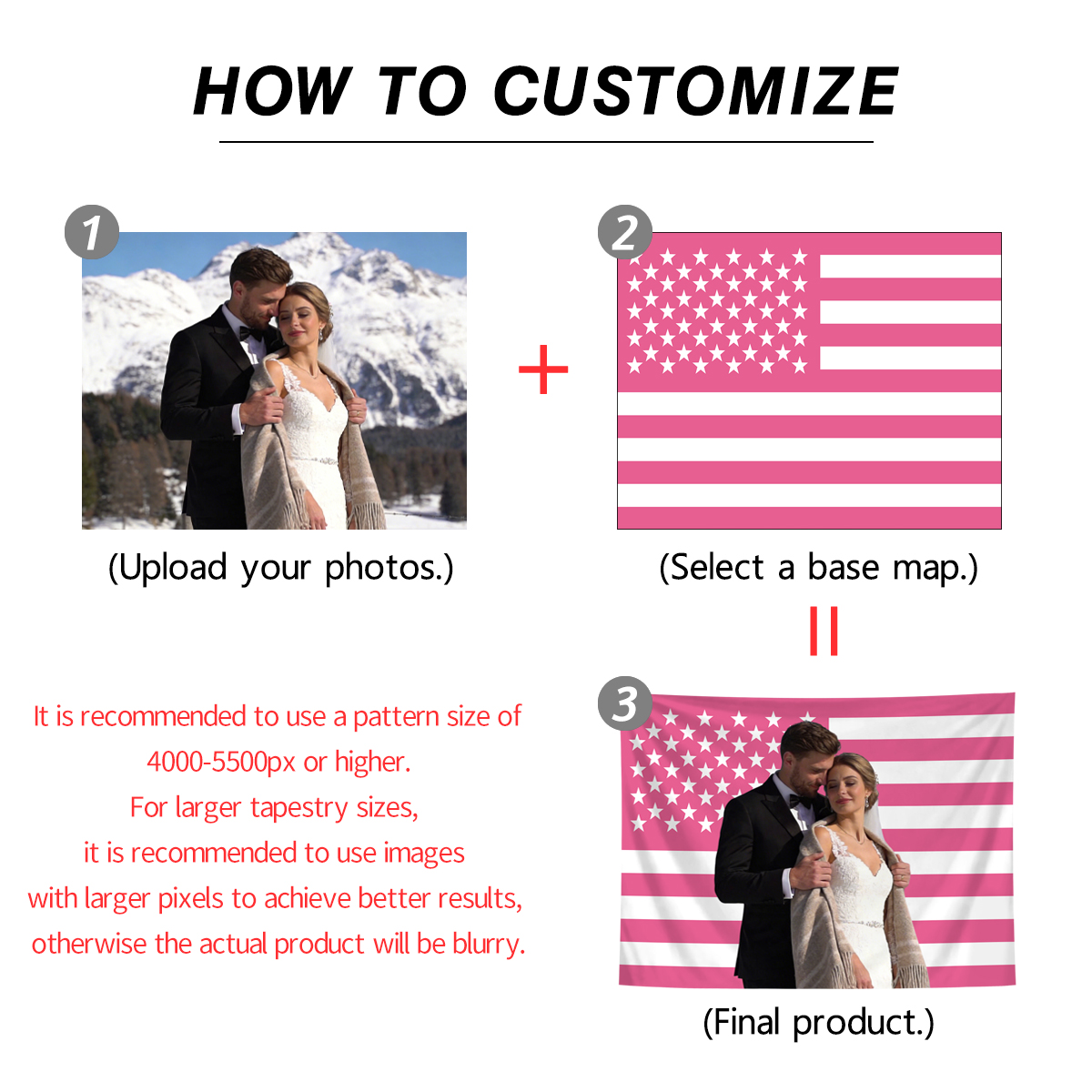 1pc Personalized photo customi - Textiles For Home ulasan dan harga