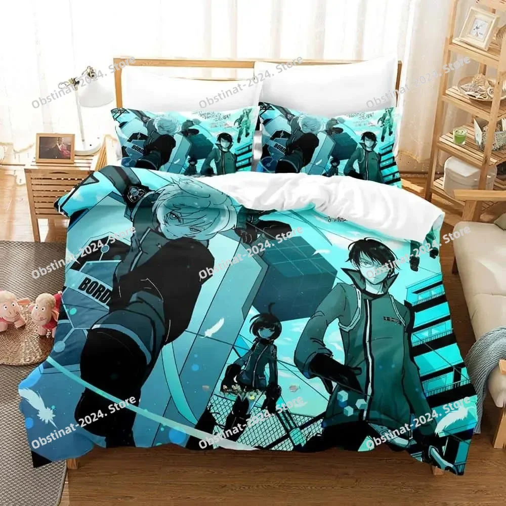 3D Anime World Trigger Bedding - Home Textiles Super Soft ulasan dan harga
