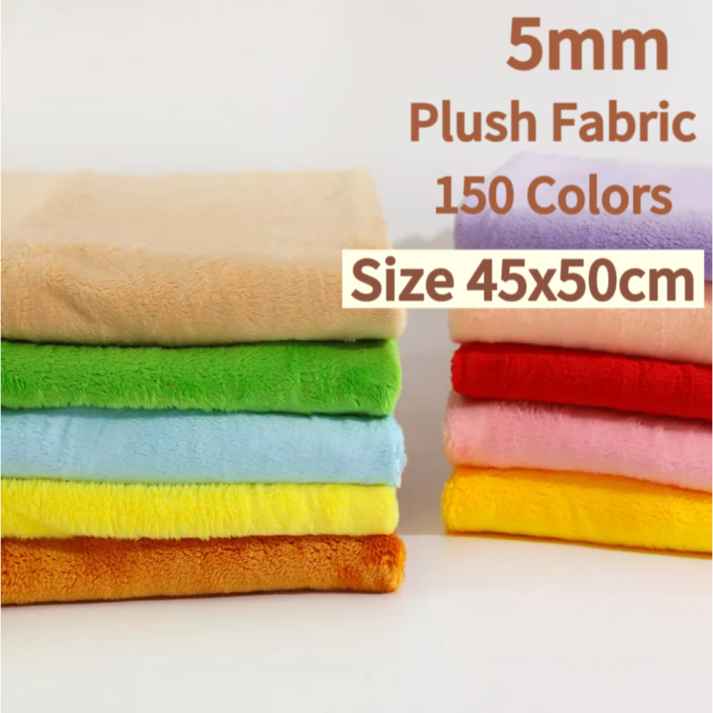 Sewbato 5mm Plush Fabric Super - Home Textiles Super Soft ulasan dan harga