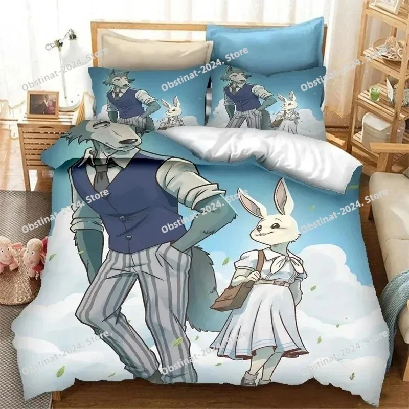 Anime BEASTARS Bedding Set Pri - Home Textiles Super Soft ulasan dan harga