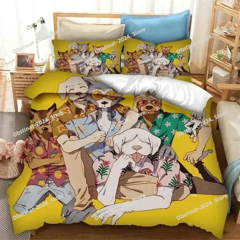 Anime BEASTARS Bedding Set Pri - Home Textiles Super Soft ulasan dan harga