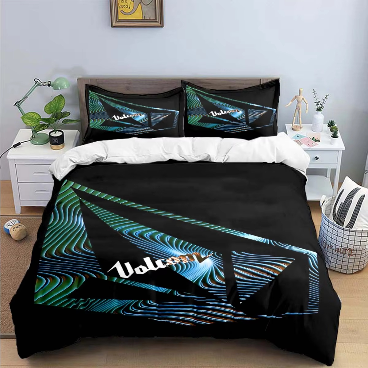 New V-VOLCOM 3d Print Bedding  - Home Textiles Luxury ulasan dan harga