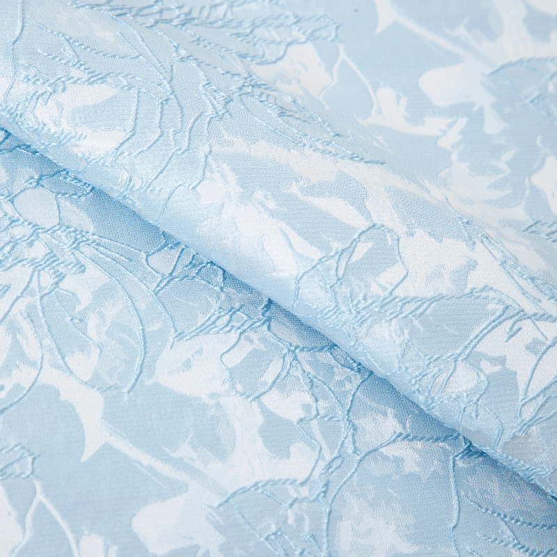 Designer Light Blue Floral Jac - Home Textiles Designer ulasan dan harga