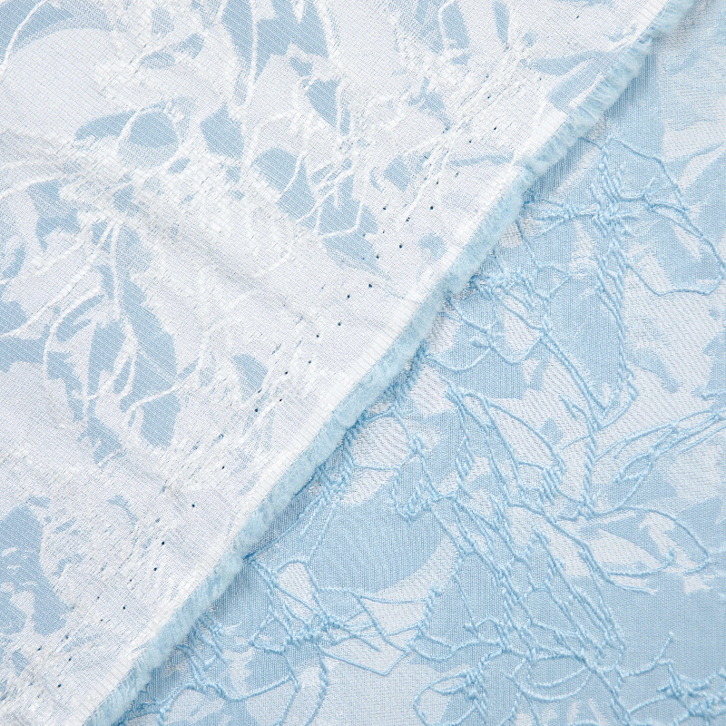 Designer Light Blue Floral Jac - Home Textiles Designer ulasan dan harga