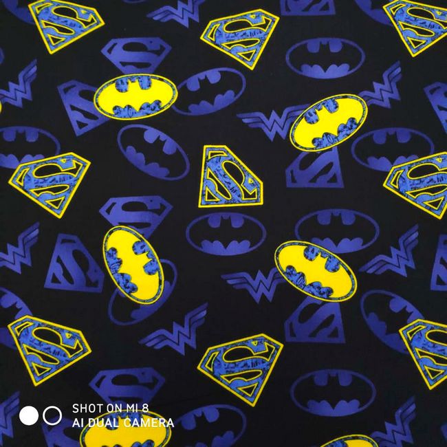 140cm Width Cartoon Batman Log - Home Textiles Designer ulasan dan harga