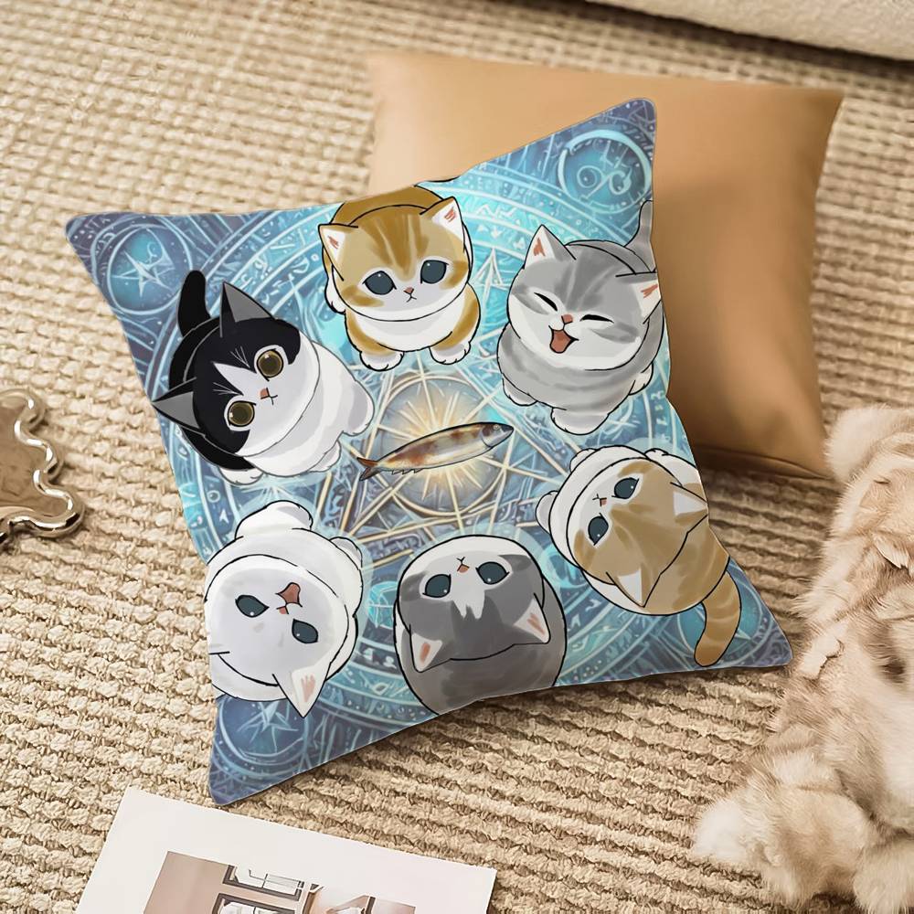 Luxury Cute mofusand cat Pillo - Home Textiles Luxury ulasan dan harga
