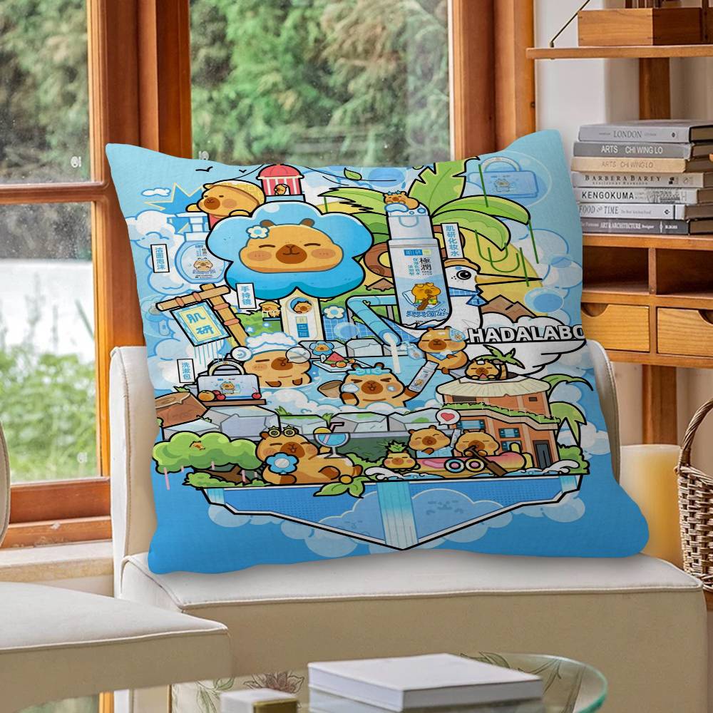 Cute Capybara Pillowcases Home - Home Textiles Super Soft ulasan dan harga