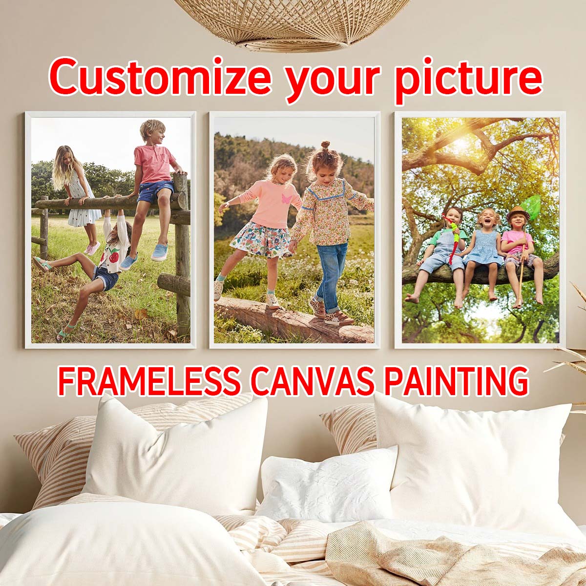 Custom photo canvas printing,  - Textiles For Home ulasan dan harga