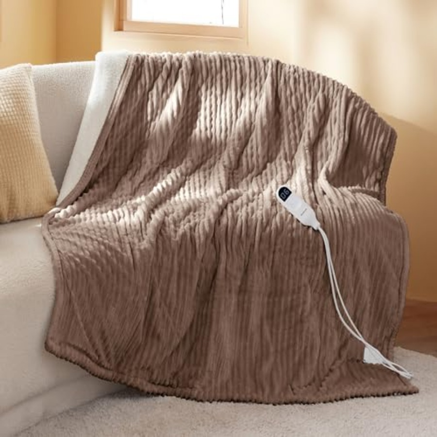 GentleSoft Heated Blanket Thro - Electric Blanket Heated ulasan dan harga