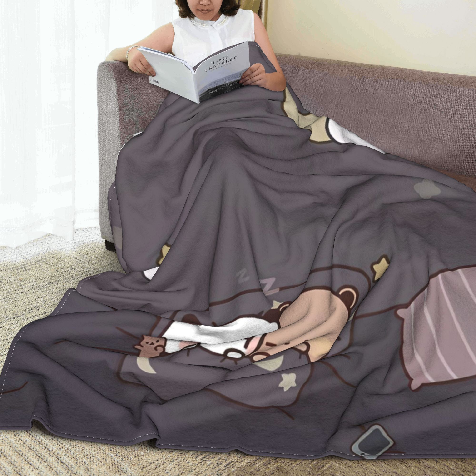 Bear Cartoon Cute Bubu Dudu Bl - Home Textiles Super Soft ulasan dan harga