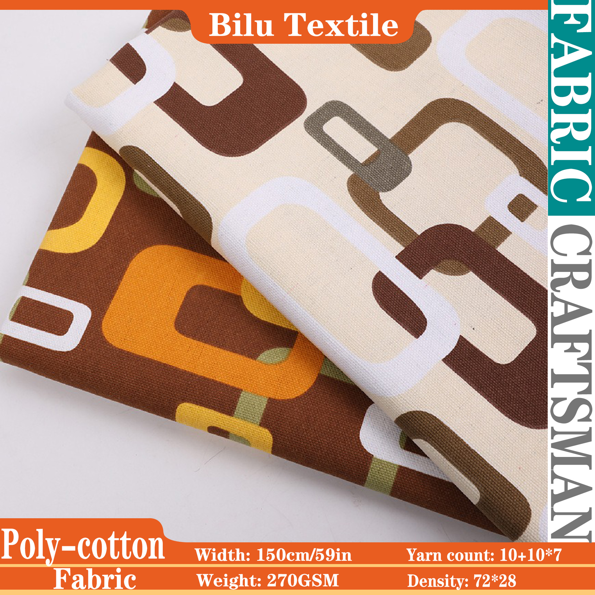 Poly-Cotton Canvas Fabric - De - Home Textiles Designer ulasan dan harga