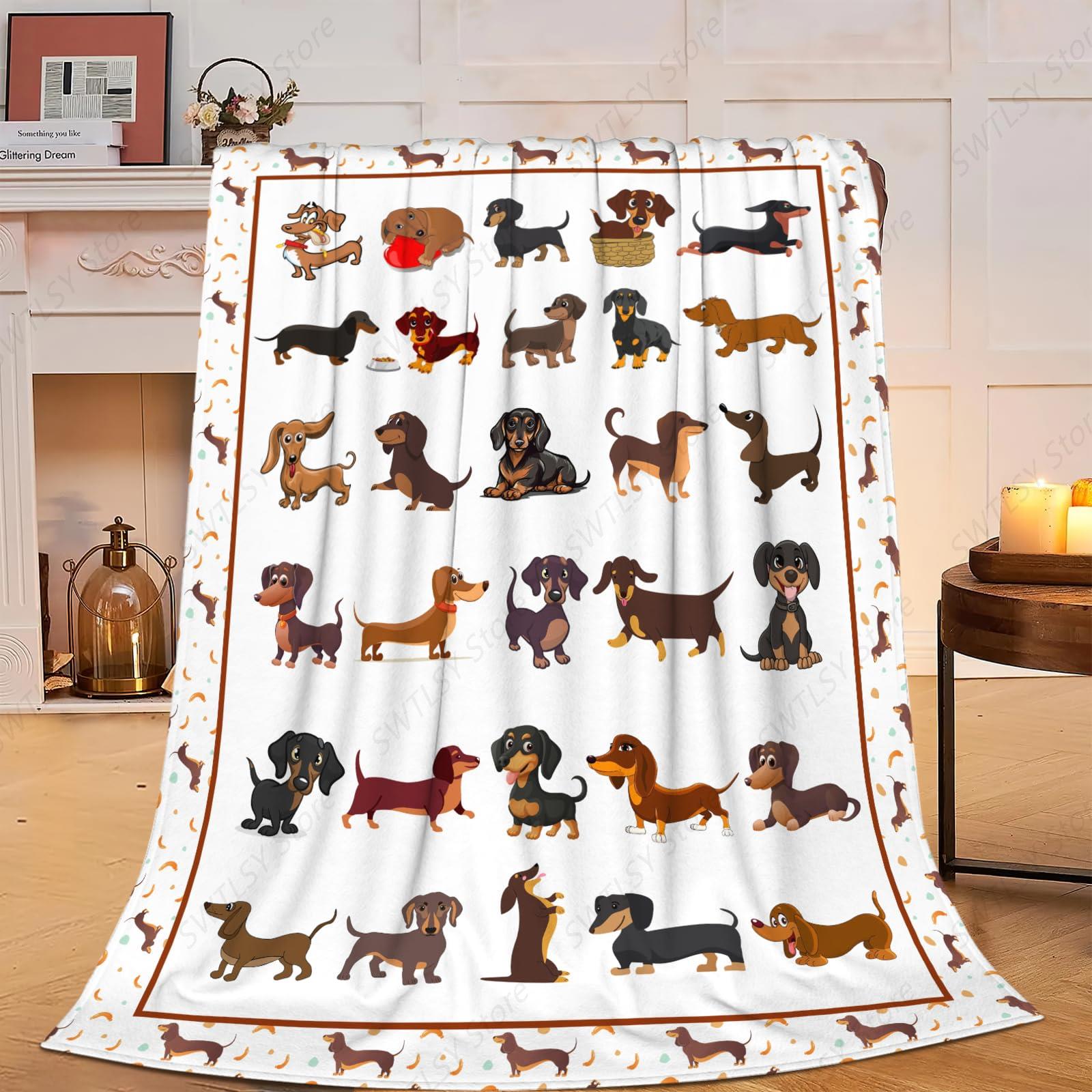 Dachshund Blanket Super Cozy S - Home Textiles Super Soft ulasan dan harga
