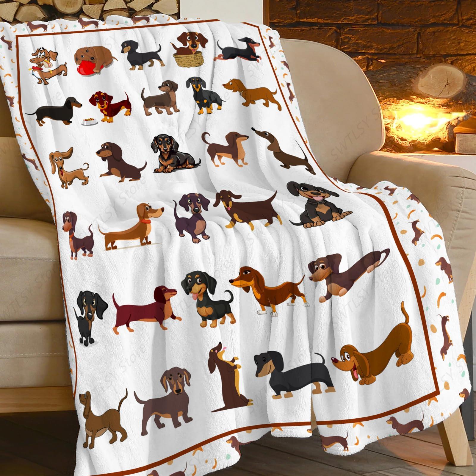 Dachshund Blanket Super Cozy S - Home Textiles Super Soft ulasan dan harga