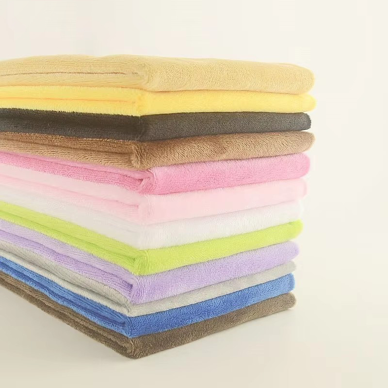 Solid Color Short Plush Velvet - Home Textiles Super Soft ulasan dan harga
