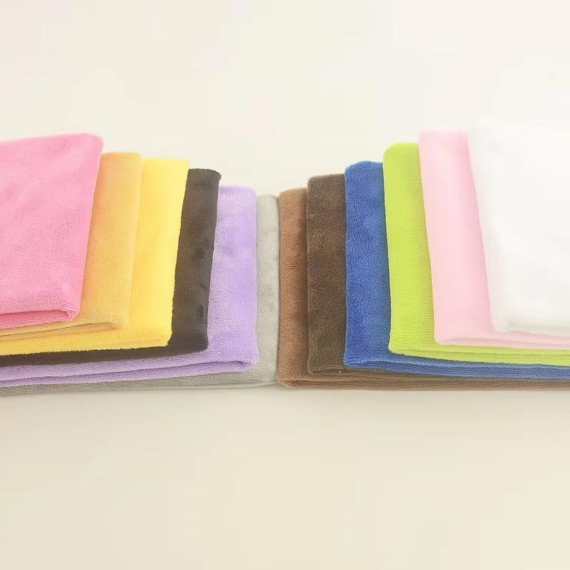 Solid Color Short Plush Velvet - Home Textiles Super Soft ulasan dan harga